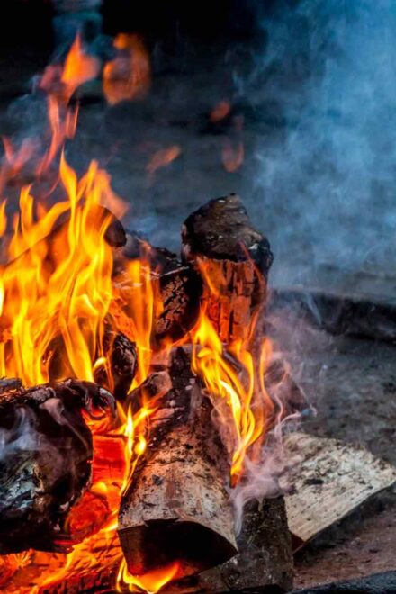 How to use outdoor fire pit